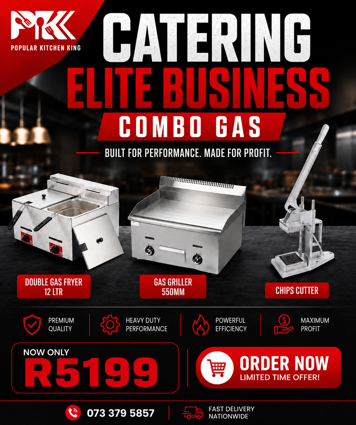 Elite Business Combo Gas - Catering Equipment Combo