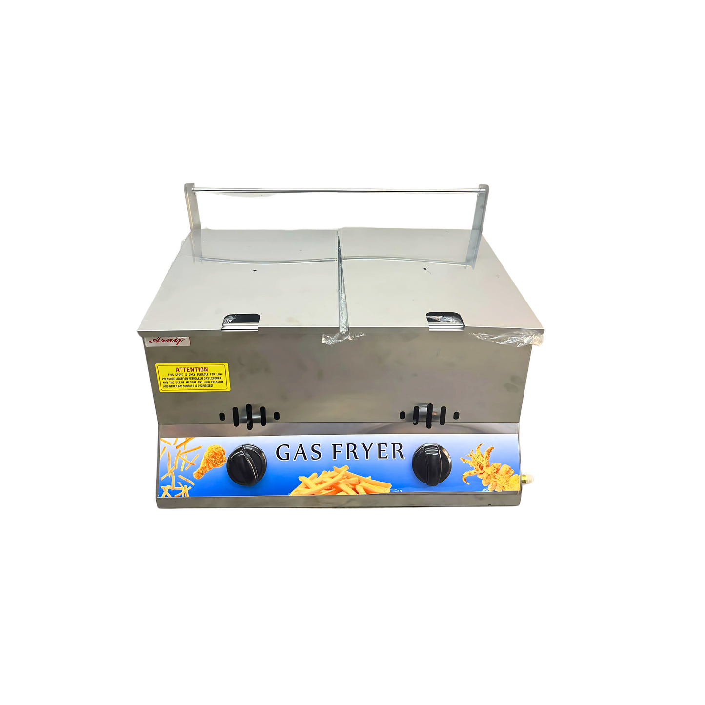 6L+6L Gas Deep Fryer