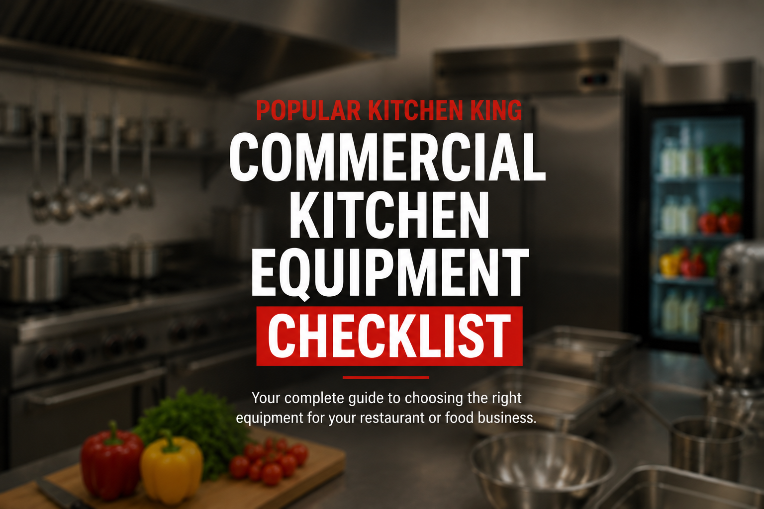 Commercial Kitchen Equipment Checklist for New Restaurants in South Africa