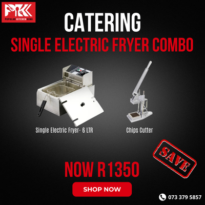 Single Electric Fryer Combo - Catering Equipment Combo