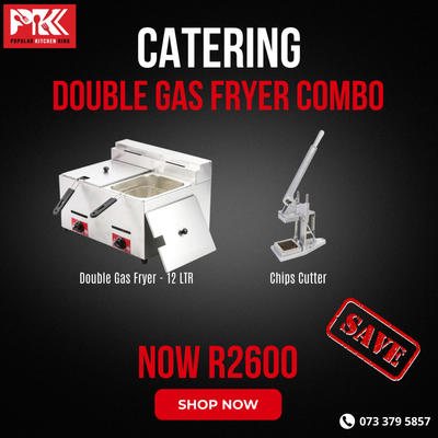 Double Gas Fryer Combo - Catering Equipment Combo