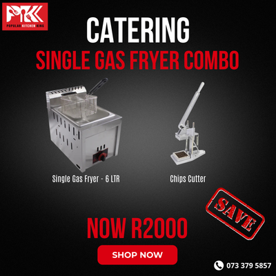 Single Gas Fryer Combo - Catering Equipment Combo