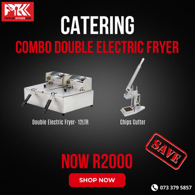 Double Electric Fryer Combo - Catering Equipment Combo