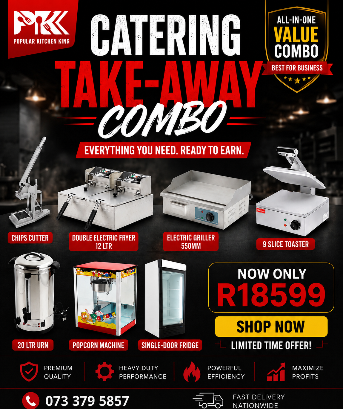 Restaurant Equipment Combo – Takeaway Combo