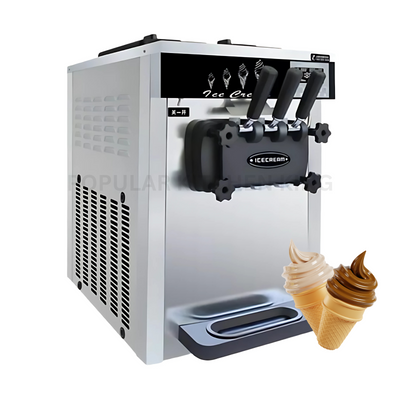 3 Flavour Ice Cream Machine - Table Top