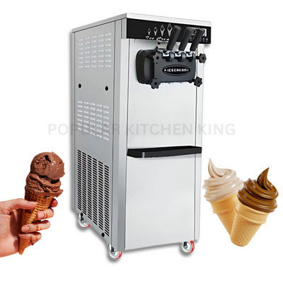 3 Flavour Ice Cream Machine - Floor Model