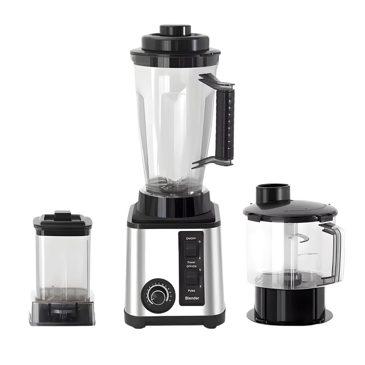 4-in-1 Multifunction Juicer Blender Grinder Crusher – High-Power Food Processor 3L